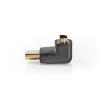 ADATTATORE HDMI NEDIS CVGP34902BK HDMI (M) - HDMI (F) CON ANGOLO A 270° NERO